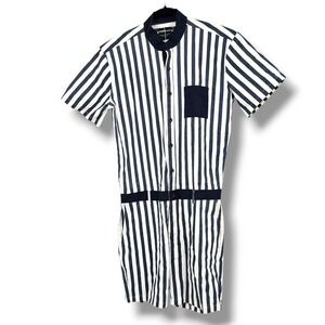 New Romper Jack Striped Romper Jumpsuit Short Sleeve One Piece Casual‎